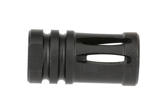 Radical Firearms 5/8x24 threaded A2 flash hider is an effective design capable of reducing muzzle rise and eliminating muzzle flash